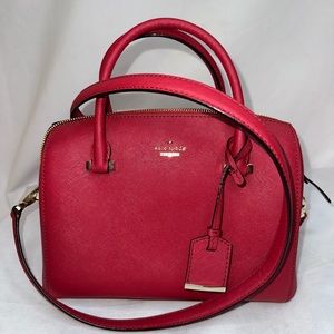 MAKE ME AN OFFER (NO LOW BALLS) Kate Spade Red Leather Satchel